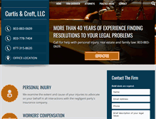 Tablet Screenshot of curtisandcroft.com